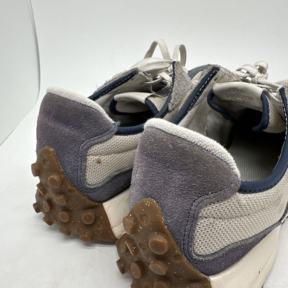 New Balance 327 Navy Blue Beige Suede Retro Low Running Shoes Sneakers Men Sz 10 - Picture 10 of 16